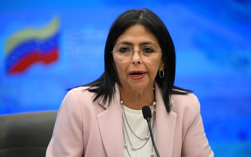delcy-rodriguez-propone-convocar-«verdadero-dialogo-politico»-que-incluya-a-la-oposicion