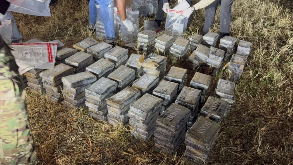 incautan-237-paquetes-de-supuesta-cocaina,-mas-296-mil-pesos-en-efectivo