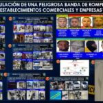 Caen siete integrantes de estructura criminal acusada de robar más de RD$14 millones en establecimientos y entidades financieras
