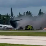 Se sale de la pista: Un avión de carga de Amazon se estrelló en el Aeropuerto Internacional de Miami