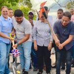 Alcalde de Postrer Rio da el primer picazo para la construcción de un boulevard turístico