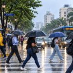 Lluvias moderadas en primeras horas de hoy en el Gran SD y otras 25 provincias en alerta